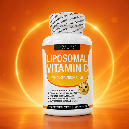 Vitamina C Liposomal Toplux Nutrition 2100 mg.  Refuersa tu sistema inmunológico con una obsorción superior